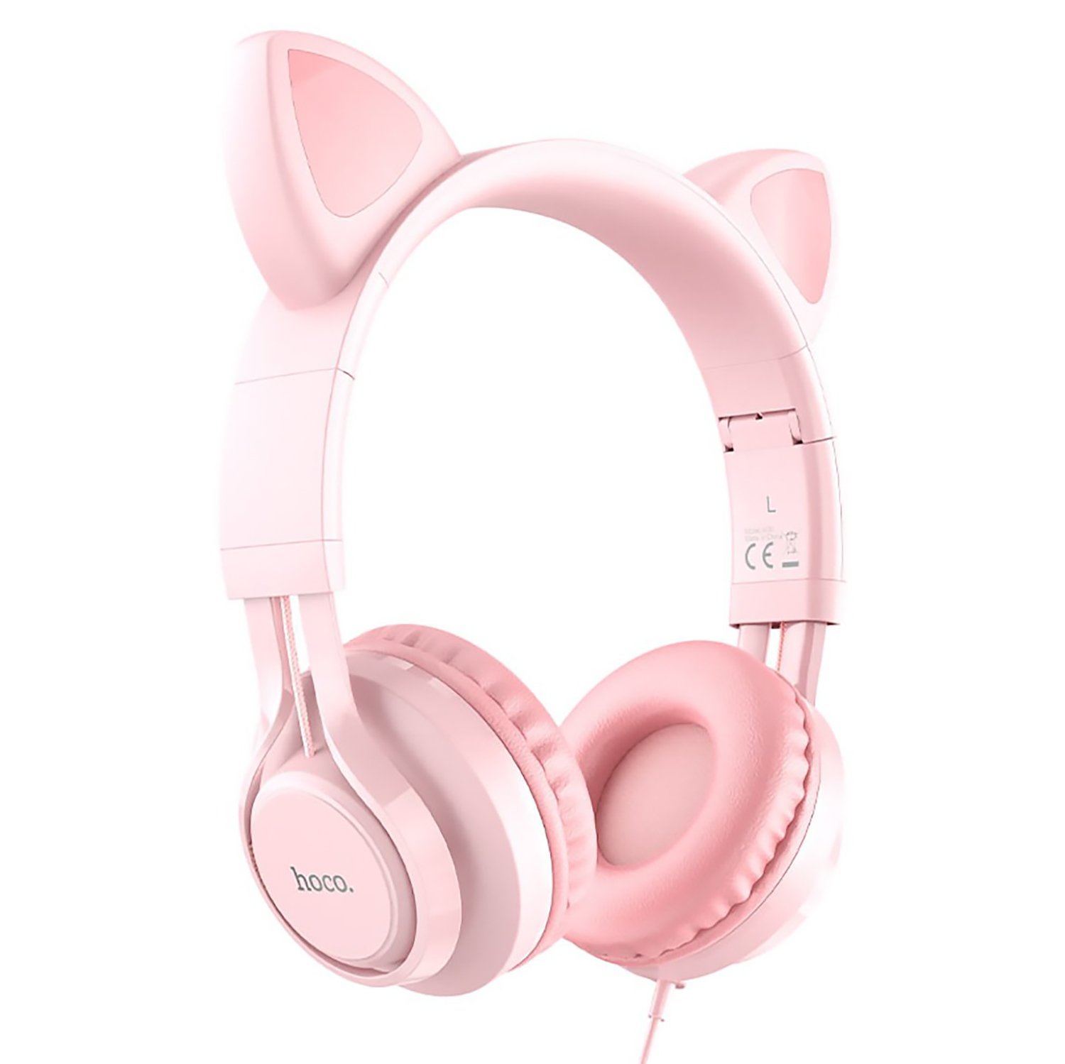 

Проводная гарнитура Hoco Cat W36, розовый, Cat W36