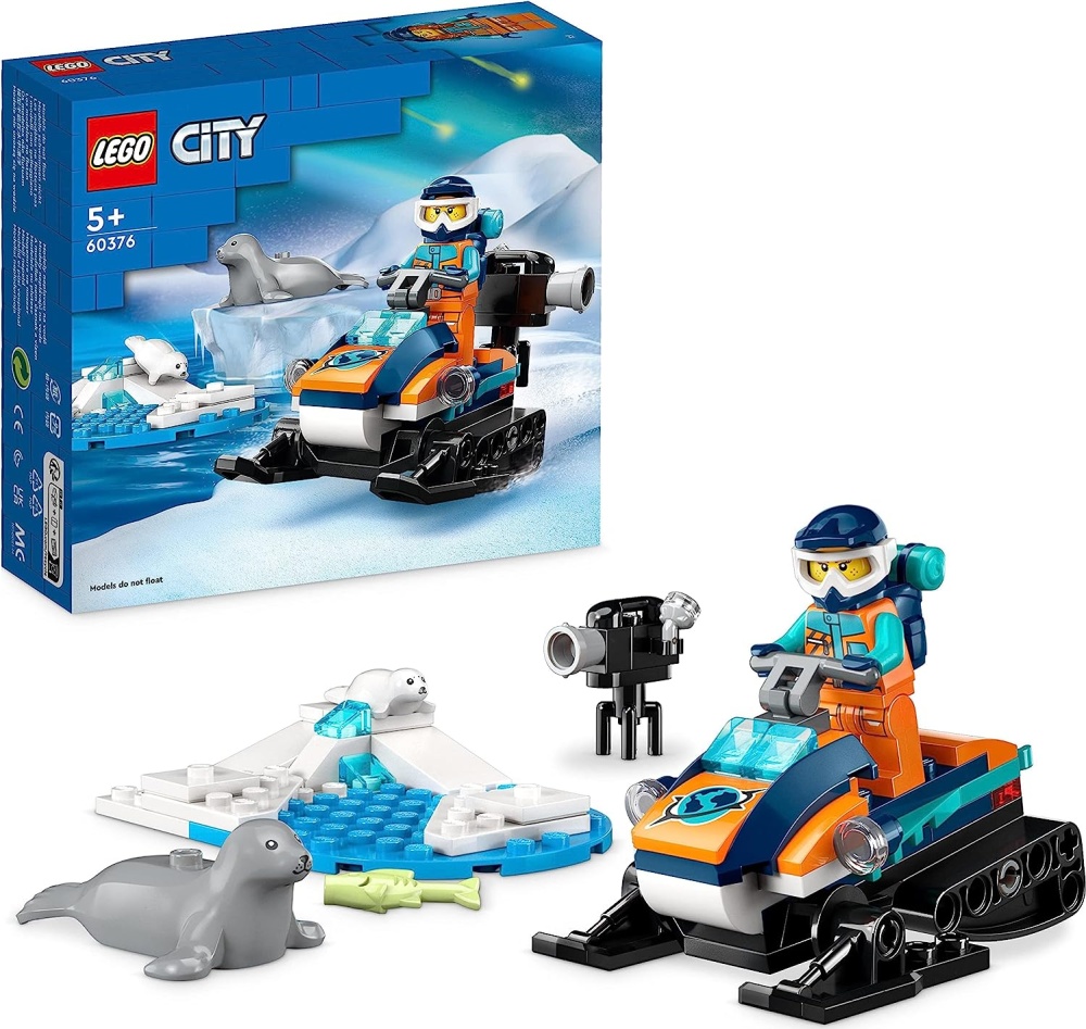 

Конструктор LEGO City Арктический снегоход, деталей: 70 (60376), City Арктический снегоход