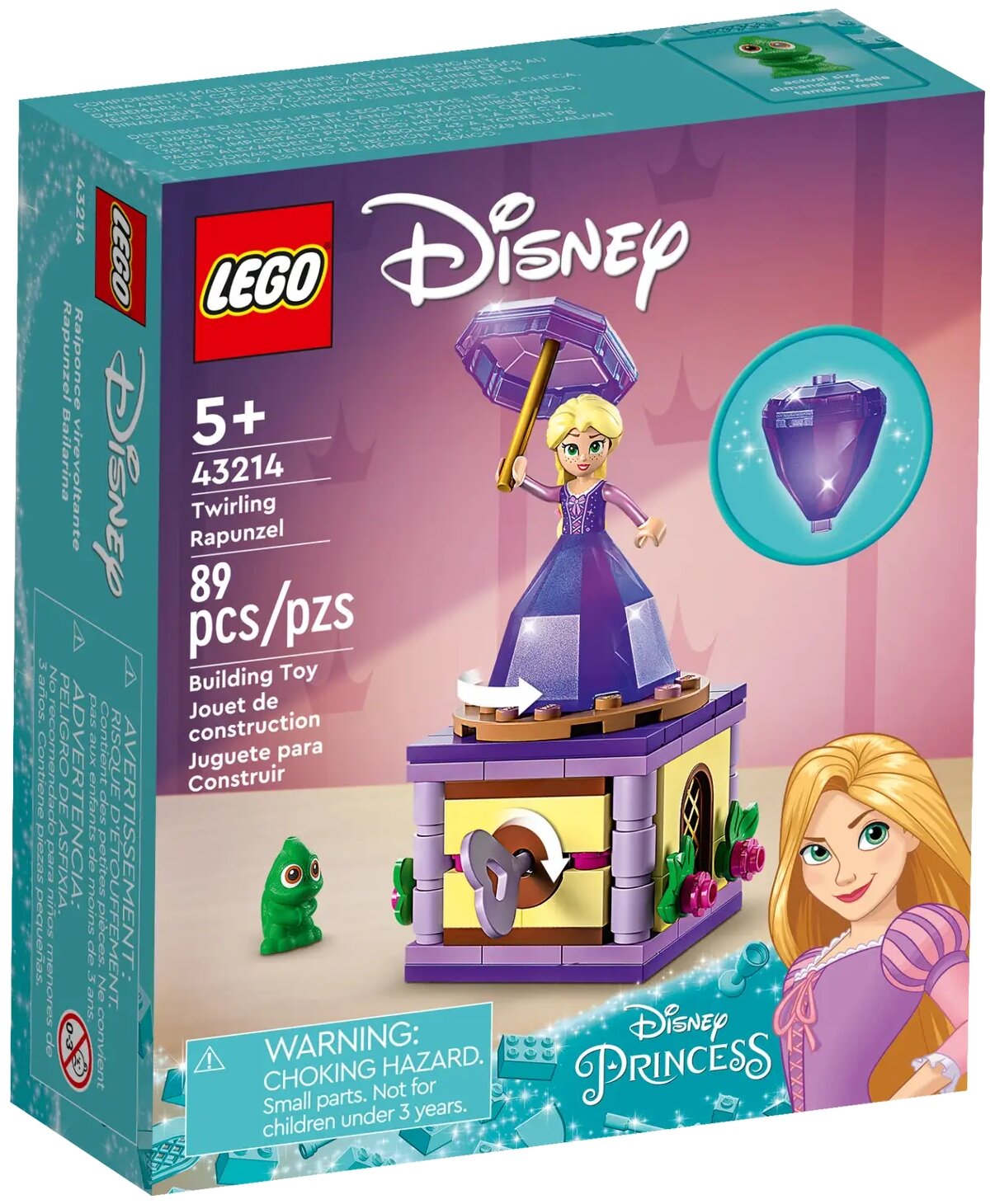 

Конструктор LEGO Disney Вращающаяся Рапунцель, деталей: 89 (43214), Disney Вращающаяся Рапунцель