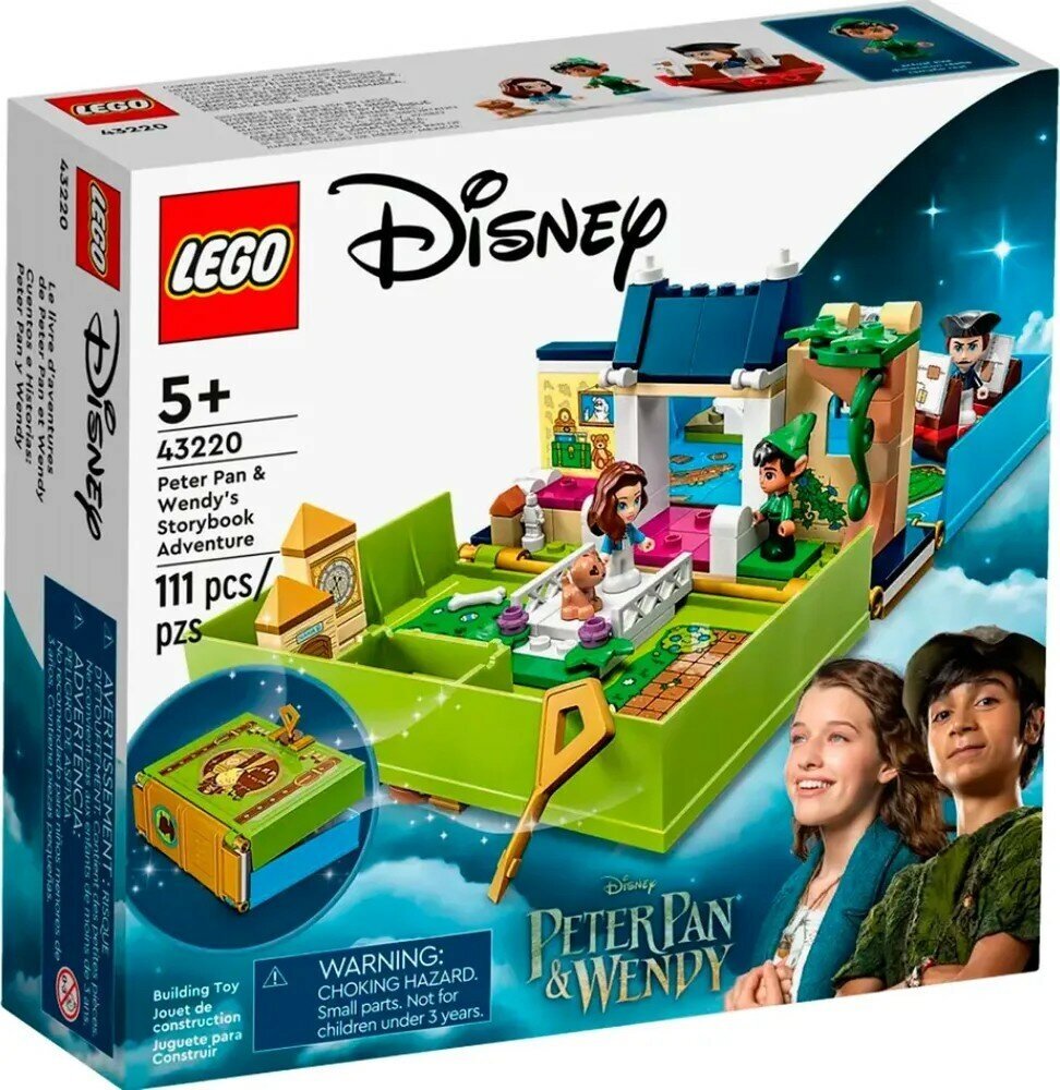 Конструктор LEGO Disney Книга приключений Питера Пена и Венди, деталей: 111