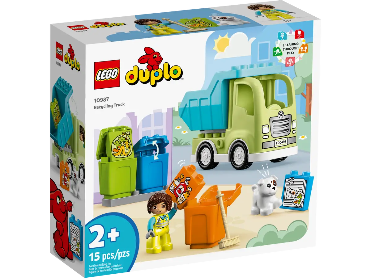 Конструктор LEGO Duplo Мусоровоз, деталей: 15