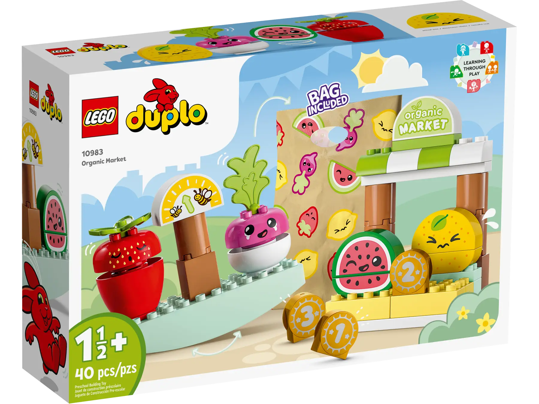 

Конструктор LEGO Duplo Фермерский рынок, деталей: 40 (10983), Duplo Фермерский рынок