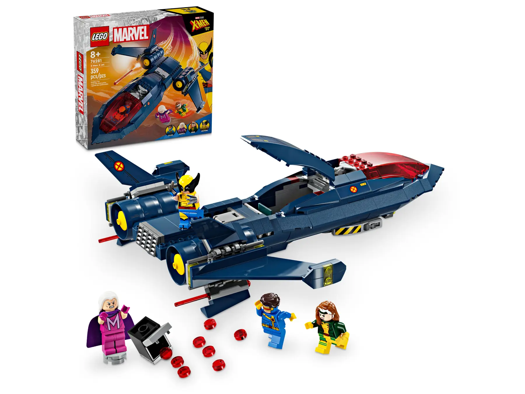 

Конструктор LEGO Marvel Люди Икс X-Jet, деталей: 359 (76281), Marvel Люди Икс X-Jet