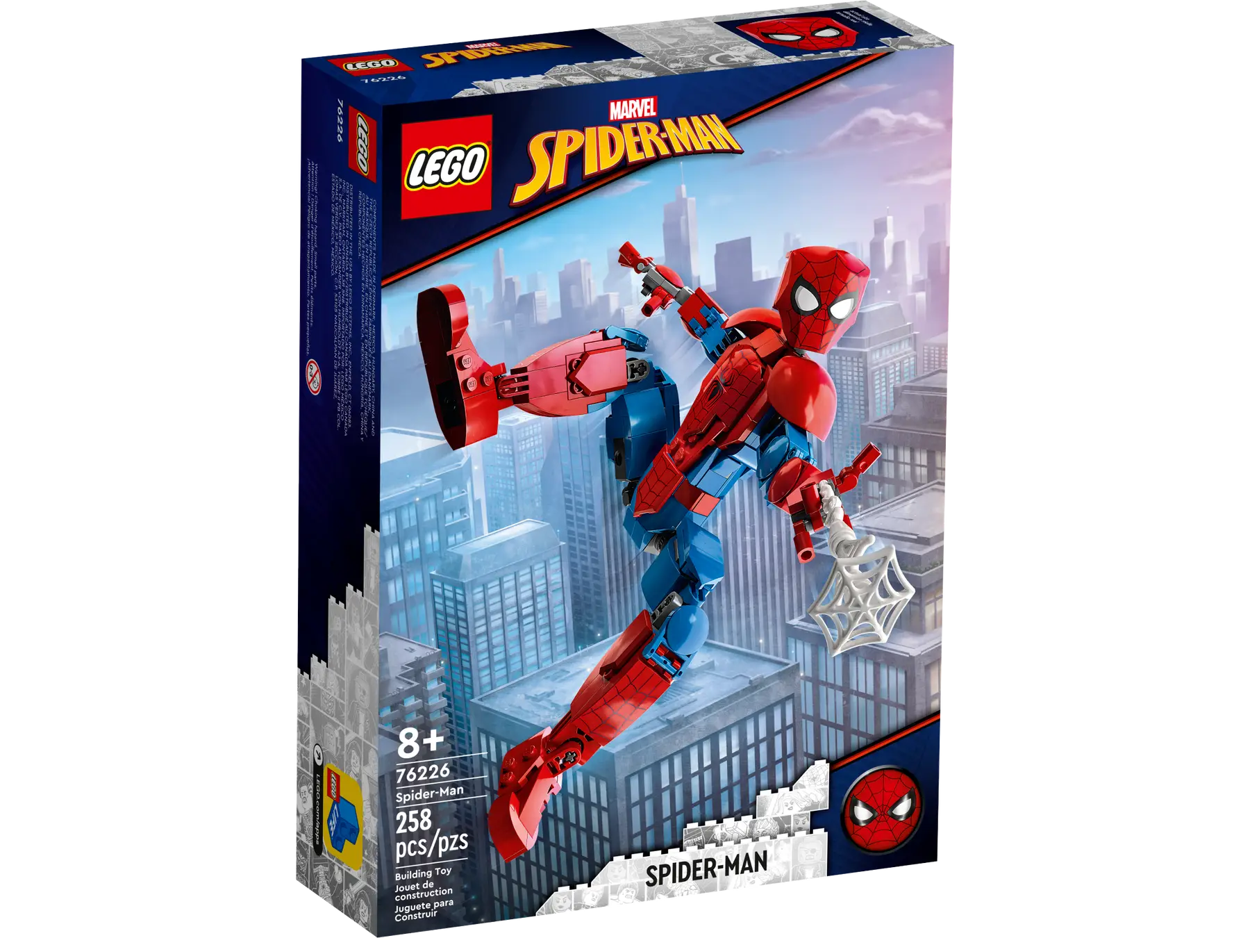 

Конструктор LEGO Marvel Фигурка Человека-Паука, деталей: 258 (76226), Marvel Фигурка Человека-Паука
