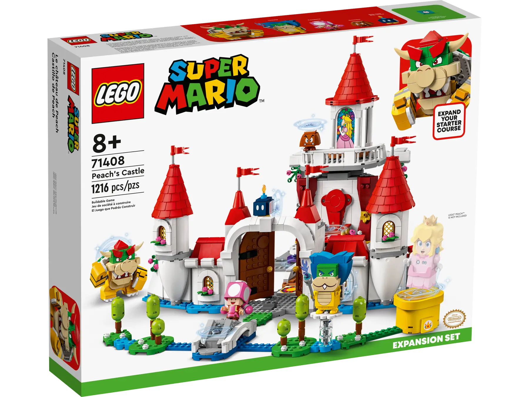 Конструктор LEGO Super Mario Грибной дворец, деталей: 1216