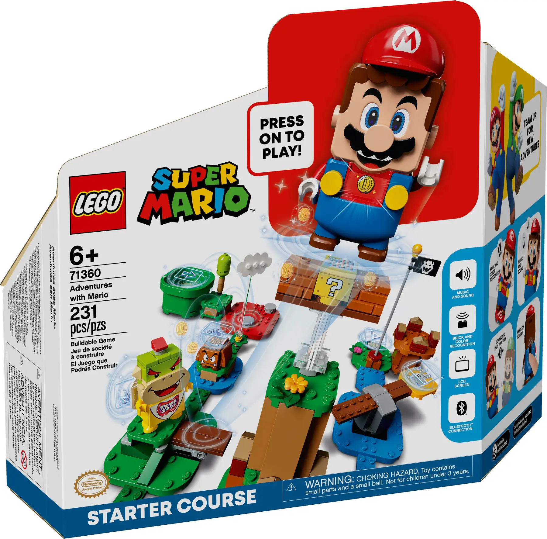 

Конструктор LEGO Super Mario Приключения вместе с Марио. Стартовый набор, деталей: 231 (71360), Super Mario Приключения вместе с Марио. Стартовый набор