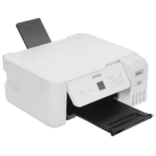 

МФУ струйный Epson EcoTank L3266, A4, цветной, 10 стр/мин (A4 ч/б), 5 стр/мин (A4 цв.), 5760x1440dpi, СНПЧ, Wi-Fi, USB, белый (C11CJ66416), L3266