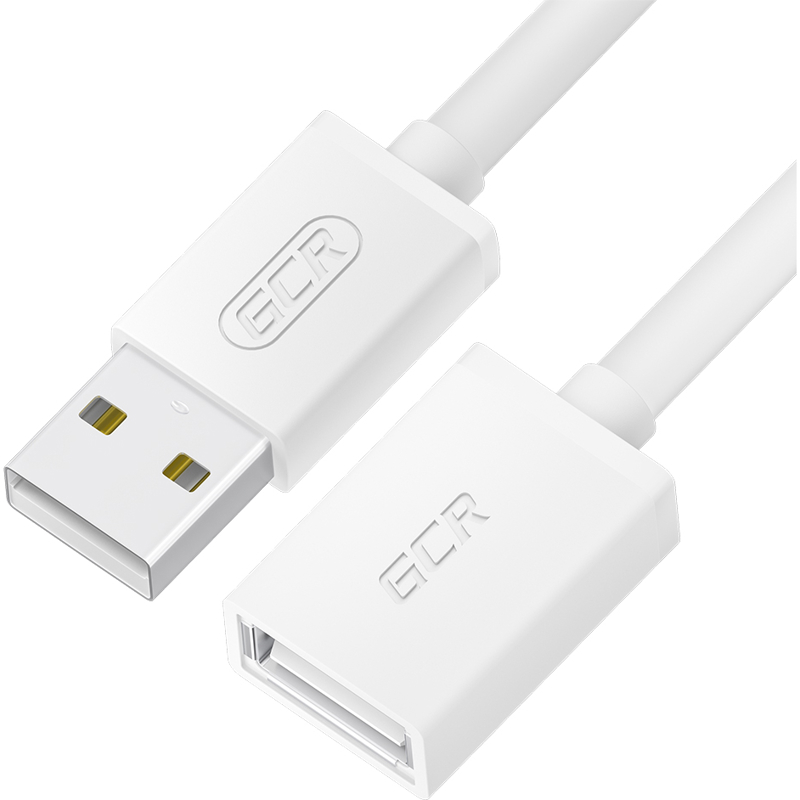 

Кабель-удлинитель USB(Am)-USB(Af), 1 м, белый, Greenconnect GCR-UEC11 (GCR-55062), GCR-UEC11