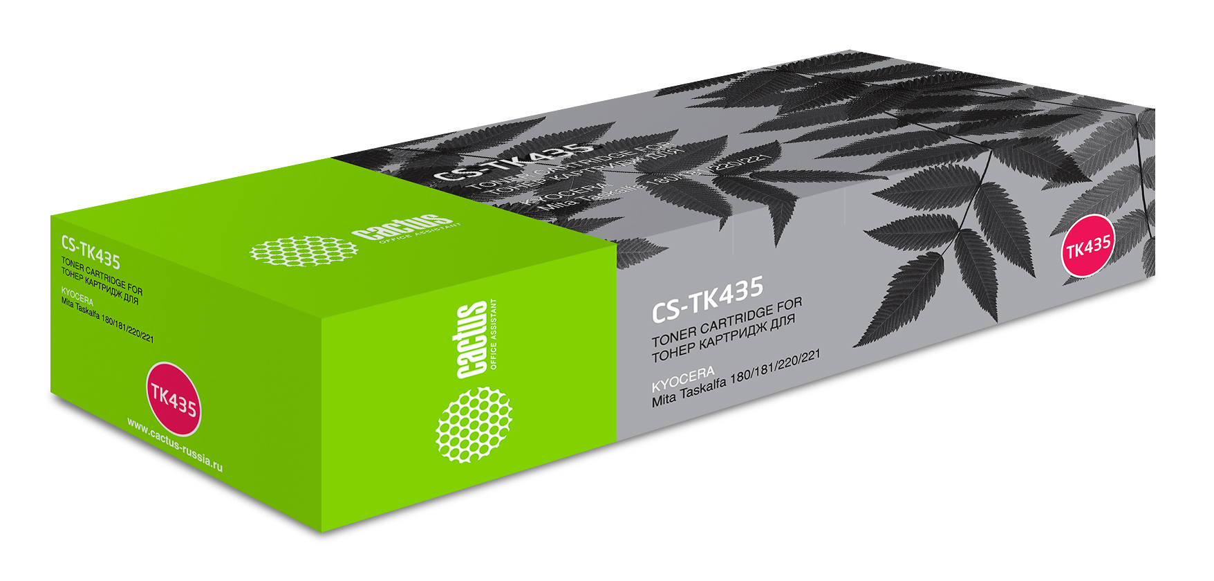 

Картридж лазерный Cactus CS-TK435 (TK-435), черный, 15000 страниц, совместимый для Kyocera TASKalfa 180, TASKalfa 220, TASKalfa 181, TASKalfa 221