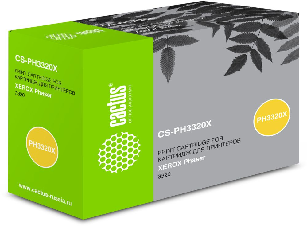 Картридж Cactus CS-PH3320X, черный, 11000 страниц