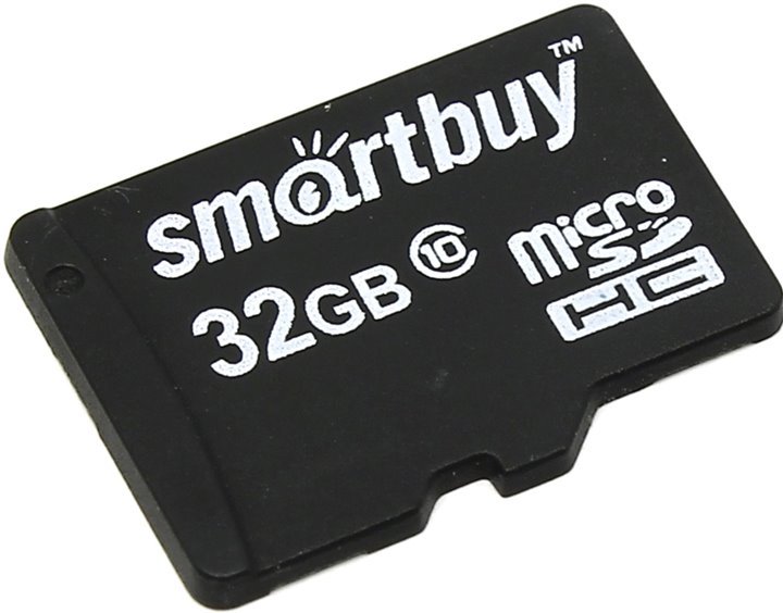 Карта памяти 32Gb microSDHC Smart Buy Class 10 SB32GBSDCL10-00 540₽