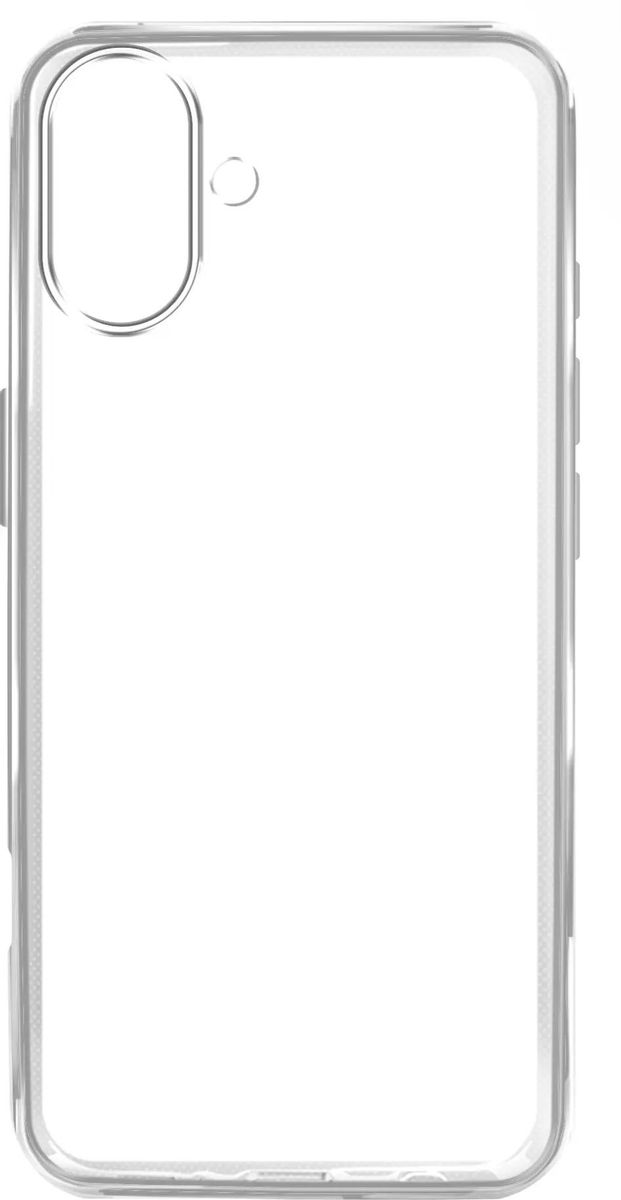 

Чехол-накладка BoraSCO для смартфона Apple iPhone 16 Plus, силикон, прозрачный (73522)