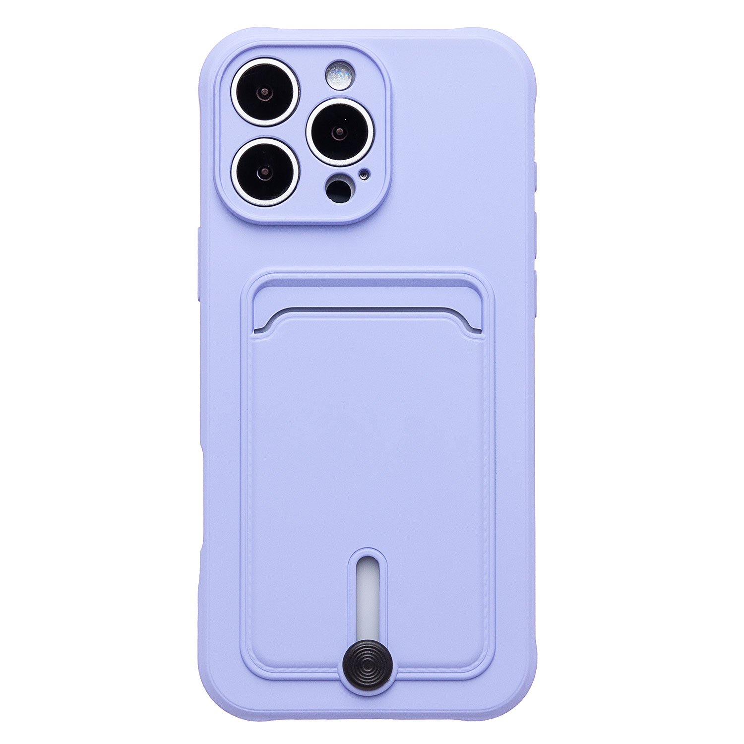 

Чехол-накладка Activ SC304 с кардхолдером для смартфона Apple iPhone 16 Pro Max, силикон, светло-фиолетовый (234448)