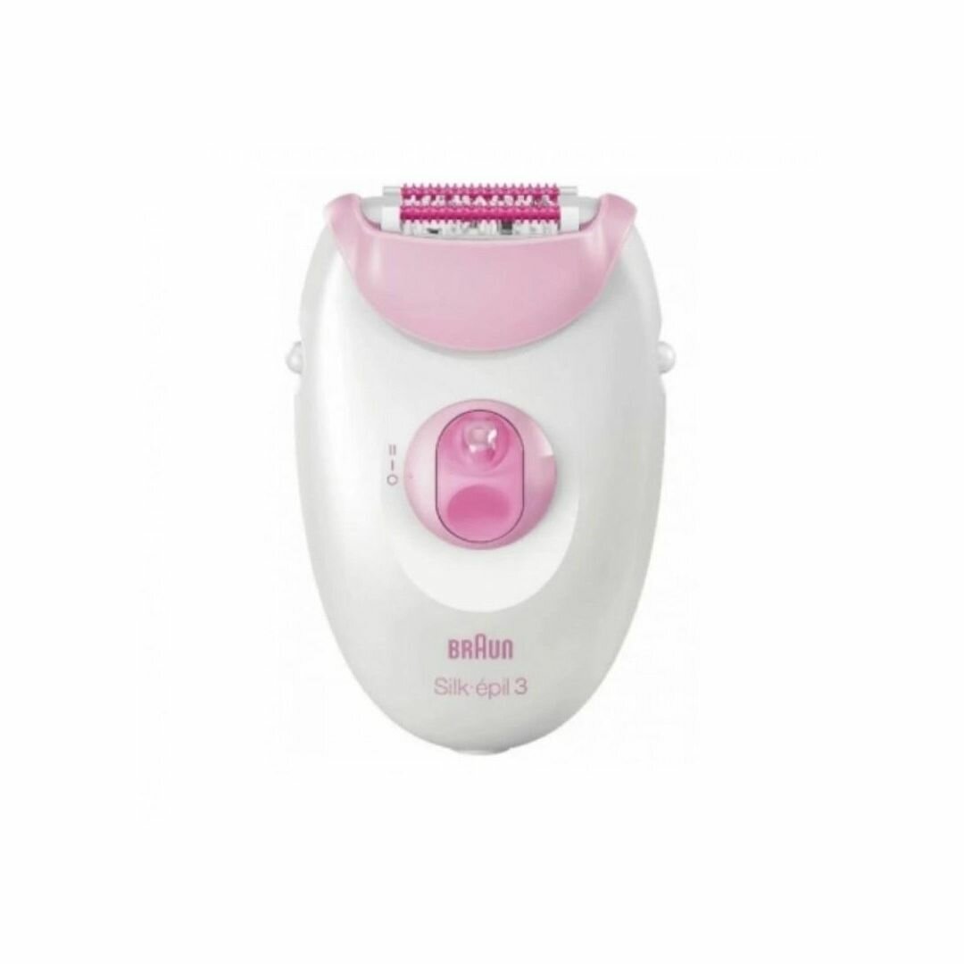 Эпилятор Braun S3 SE 3-031 PNK, белый/розовый