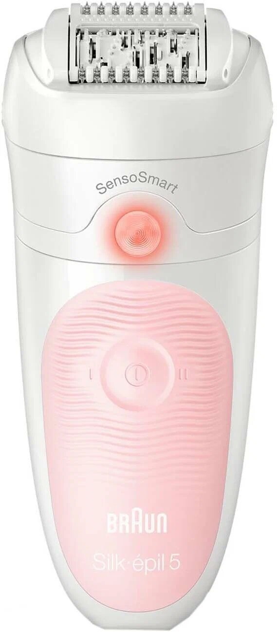Эпилятор Braun S5 SE 5-516 FLMG Silk-epil , белый/розовый