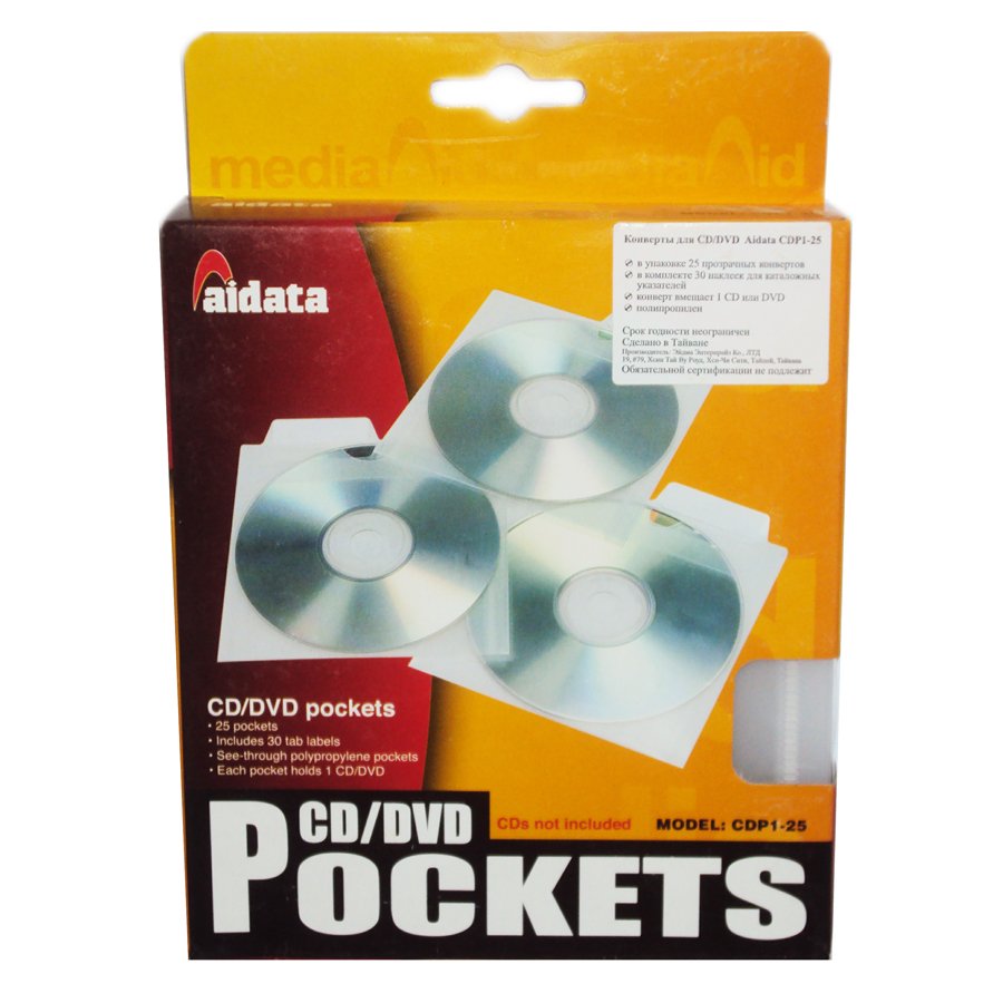 Конверты для CD Aidata CDP1-25С