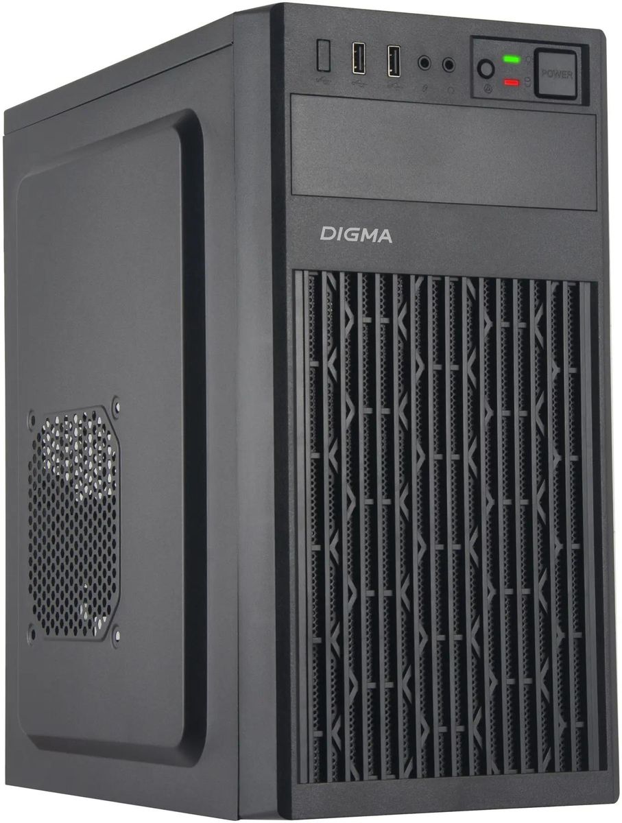 Корпус Digma DCC-MN302 mATX Mini-Tower USB 30 черный без БП DCC-MN302 2750₽