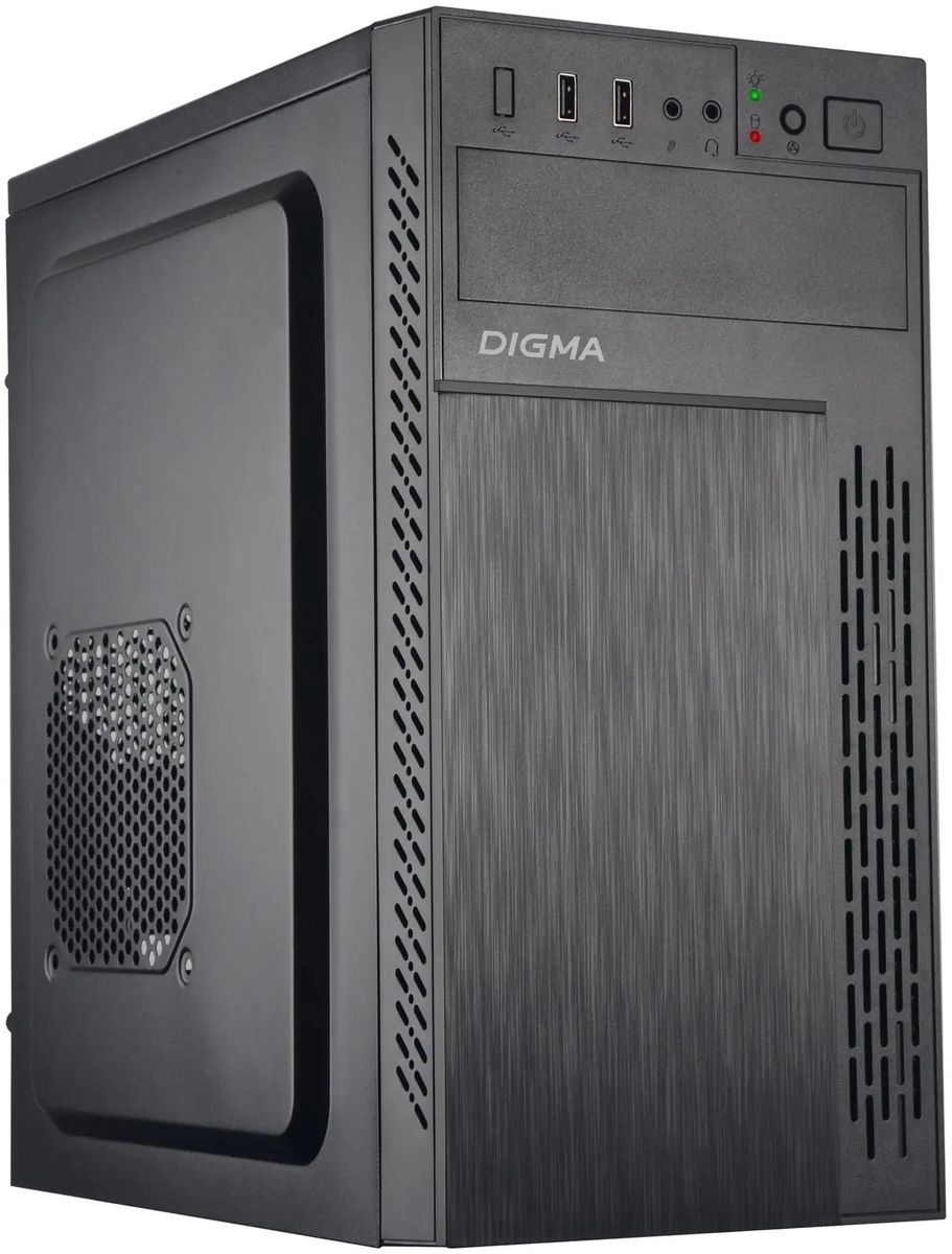 Корпус Digma DCC-MN301 mATX Mini-Tower USB 30 черный без БП DCC-MN301 2250₽