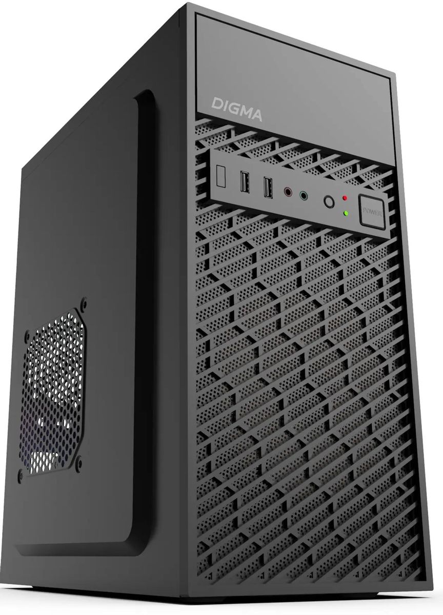 Корпус Digma DCC-MN303 mATX Mini-Tower USB 30 черный без БП DCC-MN303 2200₽