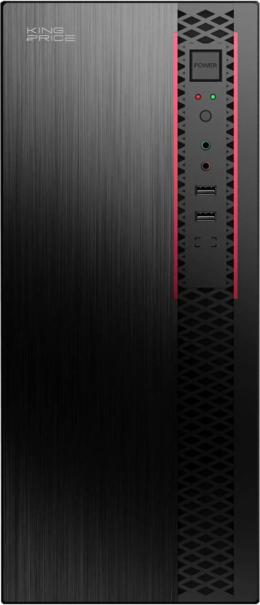 Корпус KingPrice KPCC-MD202, Midi-Tower, без БП, черный