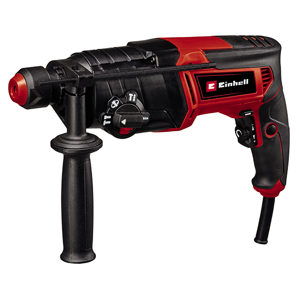 

Перфоратор EINHELL TC-RH 800 4F, сетевой, SDS-Plus, 800 Вт, 2.6 Дж, 930 об/мин, 4500 уд/мин, пластиковый кейс, 3.12 кг (4257980), TC-RH 800 4F