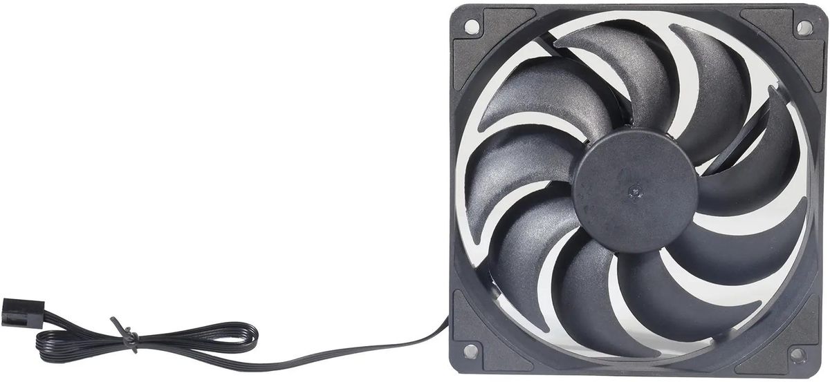 

Вентилятор DIGMA DFAN120PWM-1BK, 120 мм, 2200rpm, 28 дБ, 4-pin, 1шт, черный (DFAN120PWM-1BK), DFAN120PWM-1BK