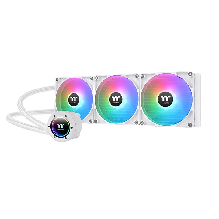 Жидкостное охлаждение Thermaltake TH420 V2 ARGB Snow, 3x140 мм