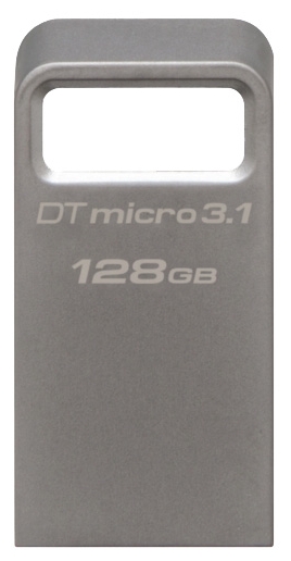 

Флешка 128Gb USB 3.1 Kingston DataTraveler Micro, серебристый (DTMC3/128GB), DataTraveler Micro