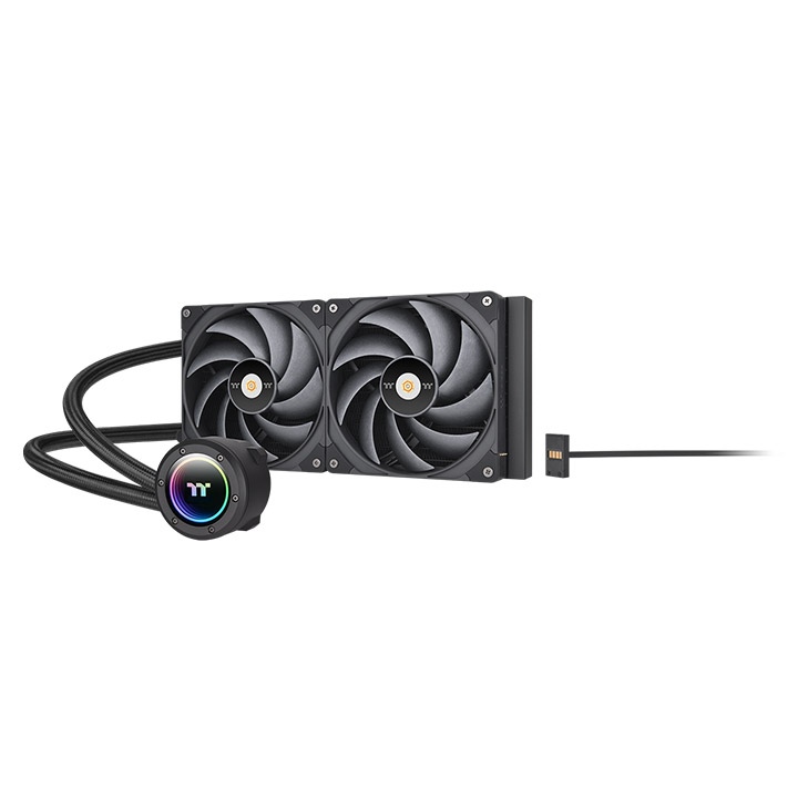 

Жидкостное охлаждение Thermaltake TOUGHLIQUID 280 EX Pro ARGB Sync для Socket 115x/2066/2011/2011-3/1200/1700/1851/AM5/AM4/AM3/AM3+/FM1/AM2+, 2x140 мм, ARGB, черный (CL-W419-PL00BL-A), TOUGHLIQUID 280 EX Pro ARGB Sync
