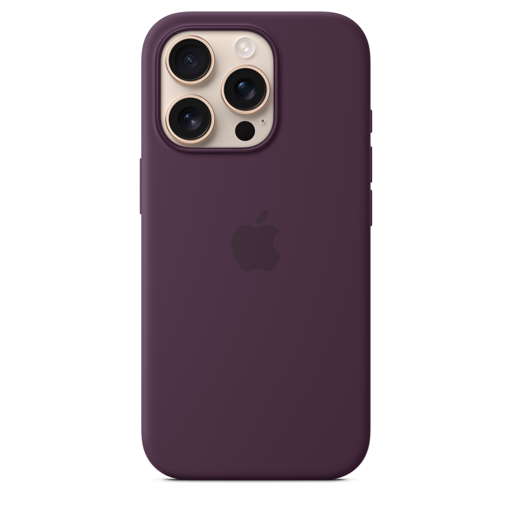

Чехол-накладка Apple Silicone Case with MagSafe для смартфона Apple iPhone 16 Pro, силикон, сливовый (MYYM3ZM/A)