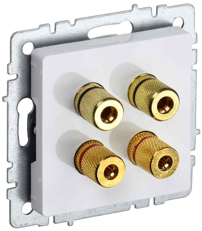 Аудиорозетка IEK BRITE РА10-БрБ (BR-S40-K01)