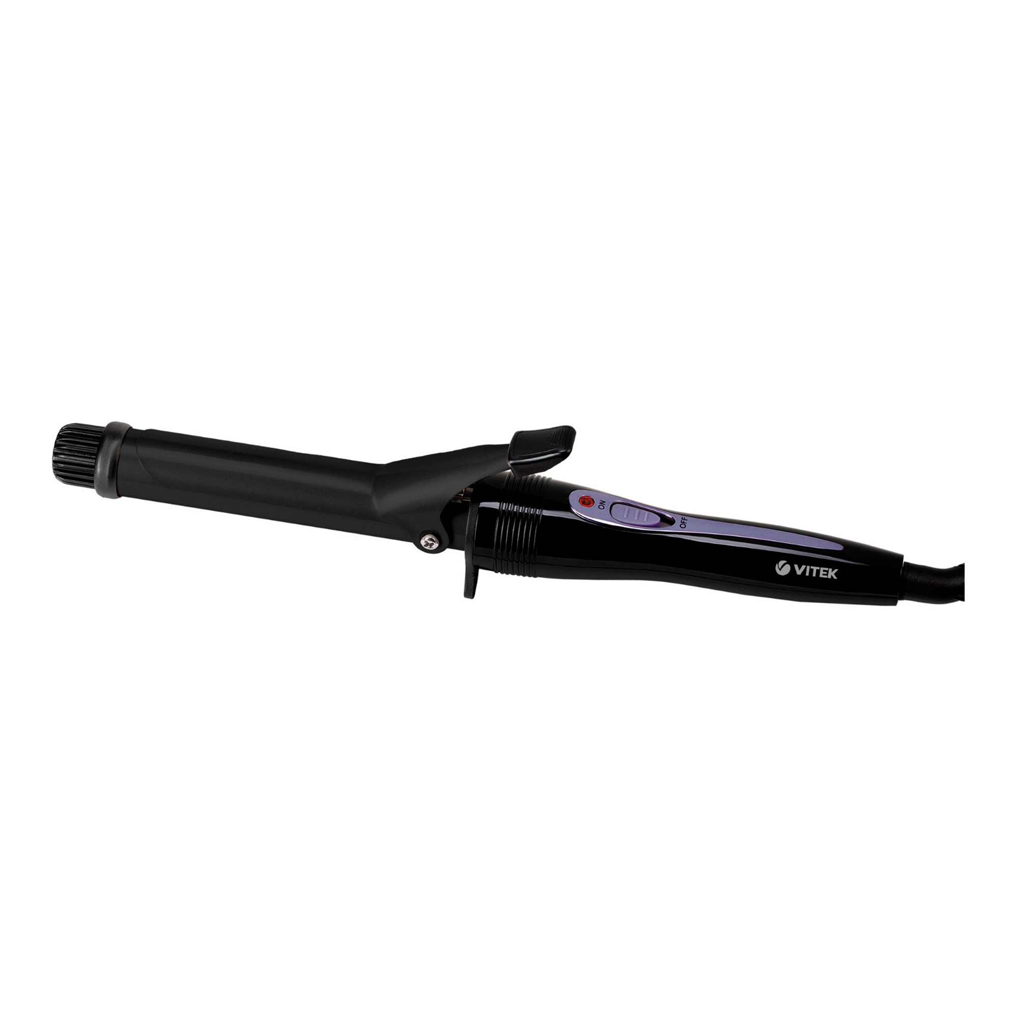 

Плойка Vitek VT-2526, 180°C, 30 Вт, керамическое покрытие, 1.7 м, черный (VT-2526), VT-2526