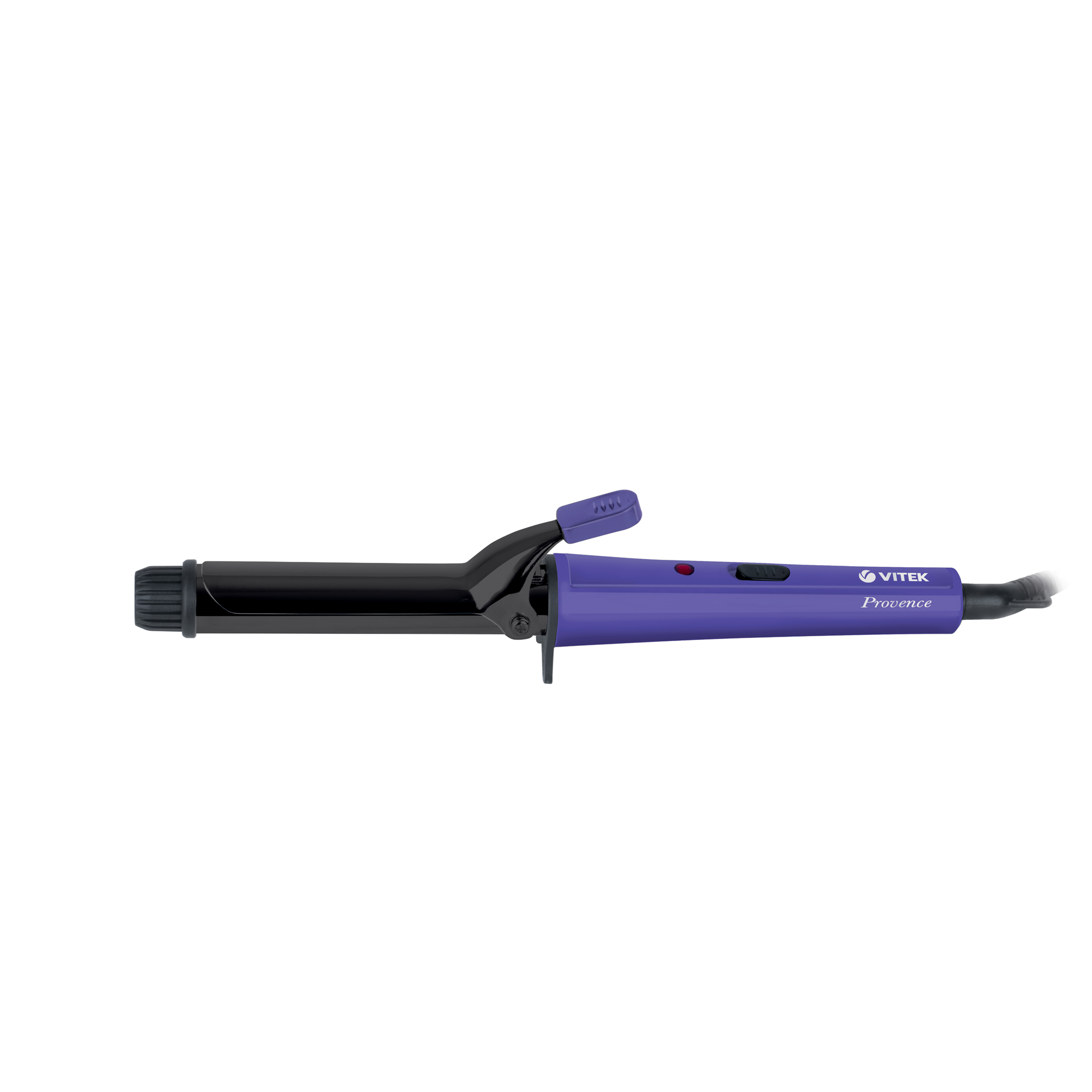 

Плойка Vitek Provence VT-2507, 200°C, 34 Вт, керамическое покрытие, 1.8 м, фиолетовый/черный (VT-2507), Provence VT-2507