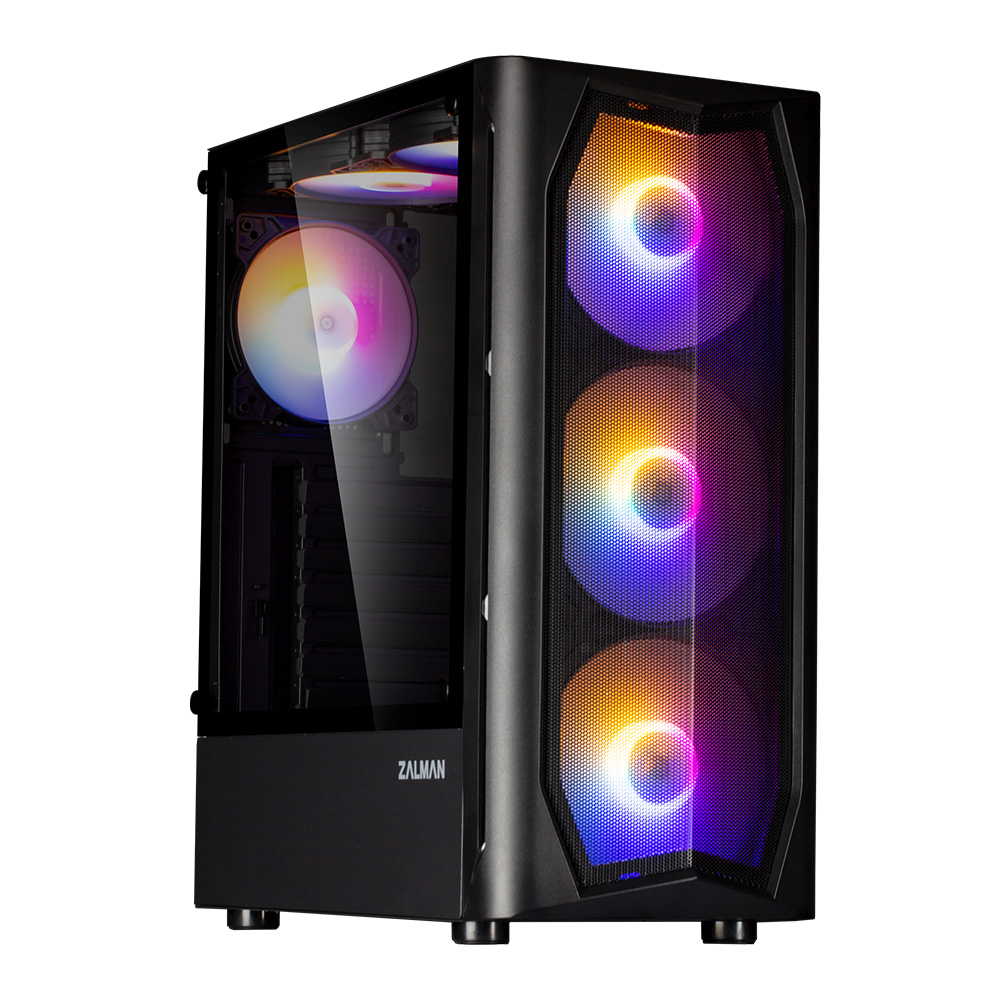 Корпус Zalman N4, Midi-Tower, без БП, черный