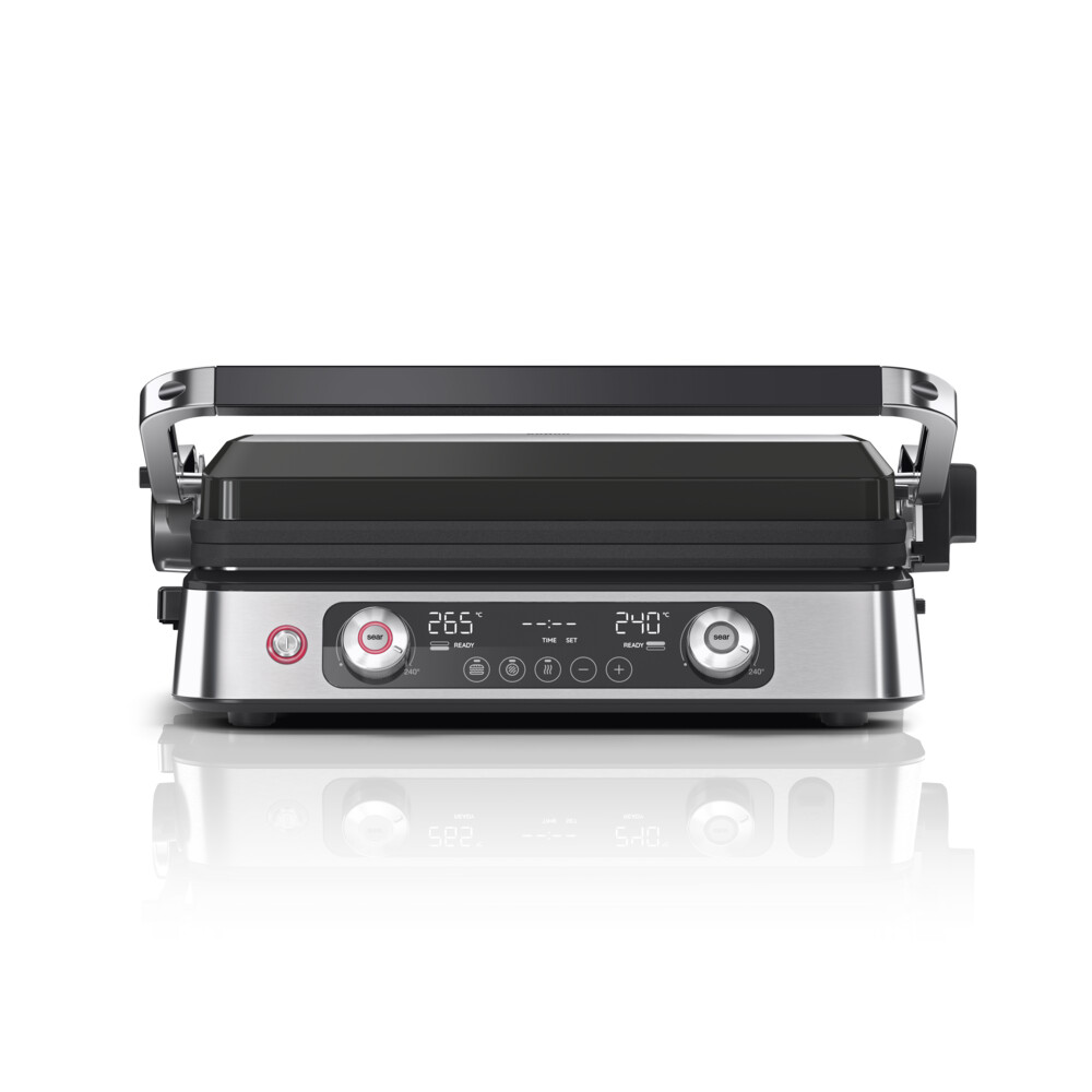 Гриль Braun CG9140 2.2 кВт, серебристый/черный