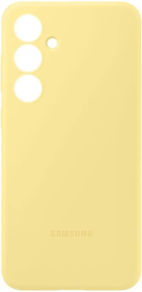 

Чехол-накладка Samsung Silicone Case для смартфона Samsung Galaxy S24 FE, силикон/микрофибра, желтый (EF-PS721CYEGRU)
