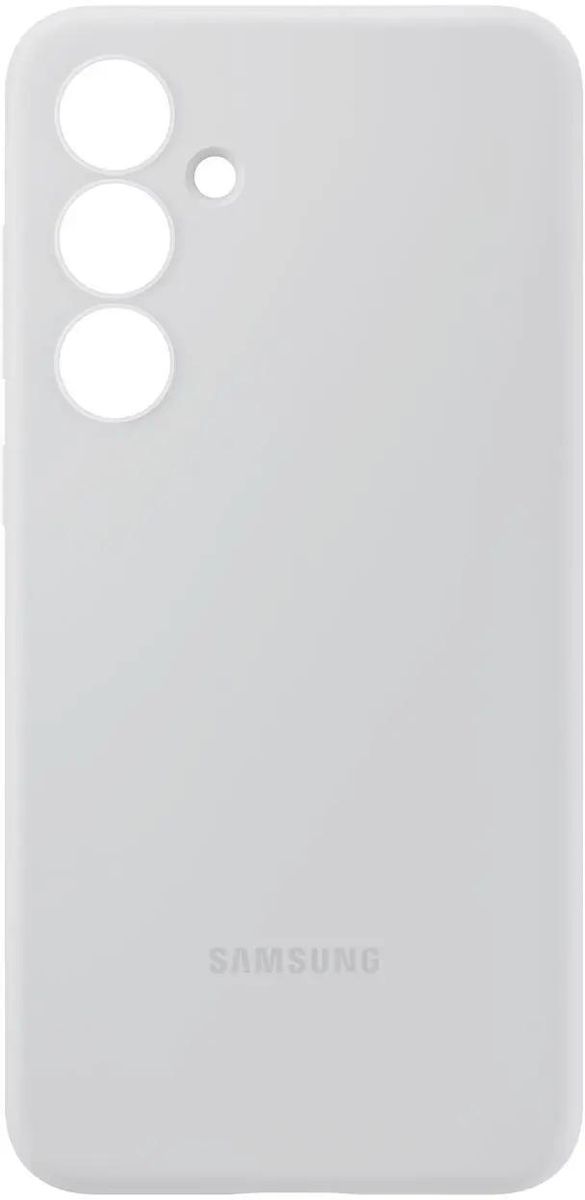 

Чехол-накладка Samsung Silicone Case для смартфона Samsung Galaxy S24 FE, силикон/микрофибра, серый (EF-PS721CJEGRU)