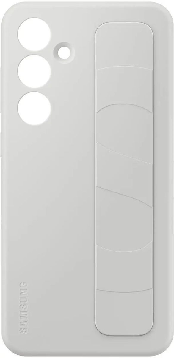 

Чехол-накладка Samsung Standing Grip Case для смартфона Samsung Galaxy S24 FE, силикон, серый (EF-GS721CJEGRU)