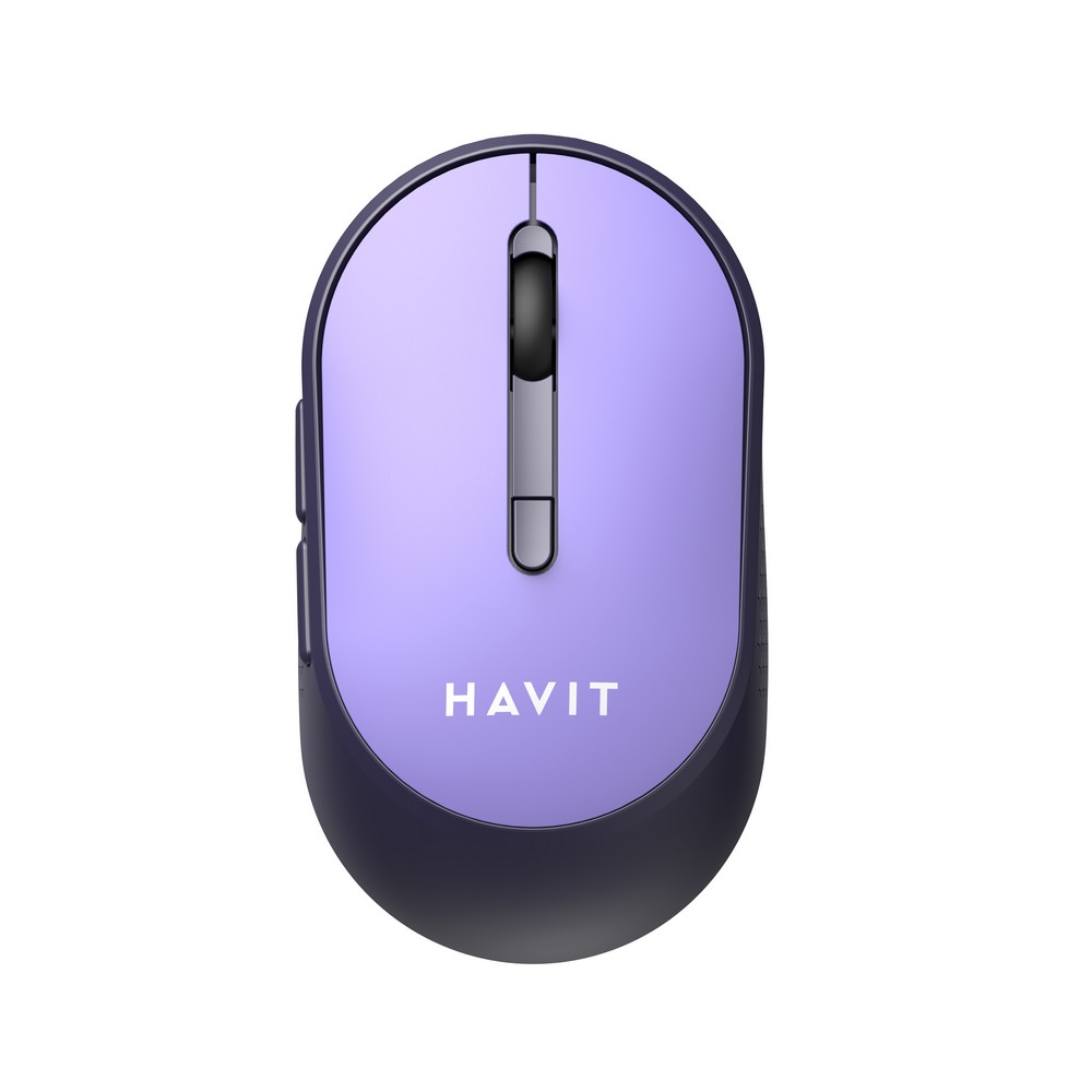 

Мышь беспроводная Havit MS78GT, 3200dpi, оптическая светодиодная, USB, фиолетовый (0007404913), MS78GT