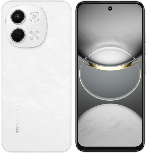 

Смартфон Tecno Spark 30 5G, 6.67" 1600x720 IPS, MediaTek Dimensity 6300, 6Gb RAM, 128Gb, 3G/4G/5G, NFC, Wi-Fi, BT, 2xCam, 2-Sim, 5000 мА⋅ч, USB Type-C, Android 14, белый (TCN-KL8.6.128.WH), Spark 30 5G