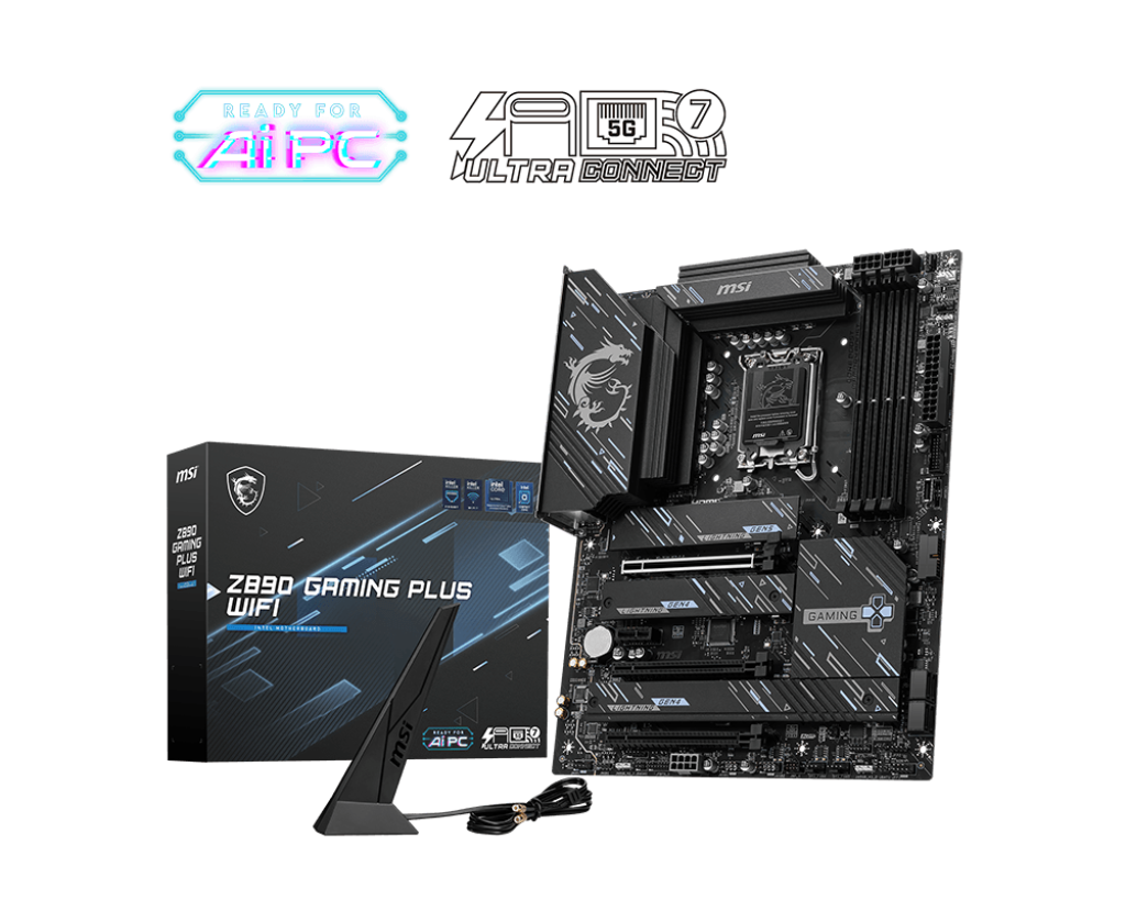 Материнская плата MSI Z890 GAMING PLUS WIFI, LGA1851, Intel Z890, ATX