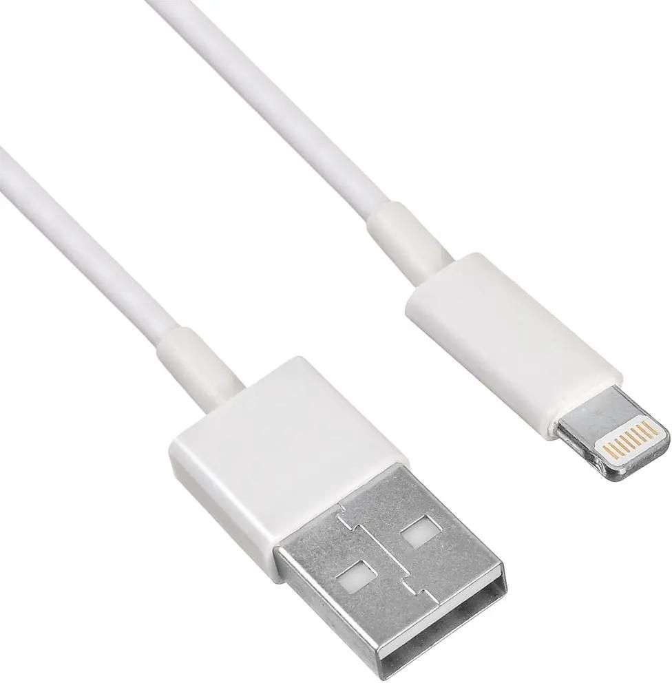

Кабель USB-Lightning 8-pin, 2А, 1.5 м, белый, Kingprice KP-USBAL-1.5m (KP-USBAL-1.5m), KP-USBAL-1.5m