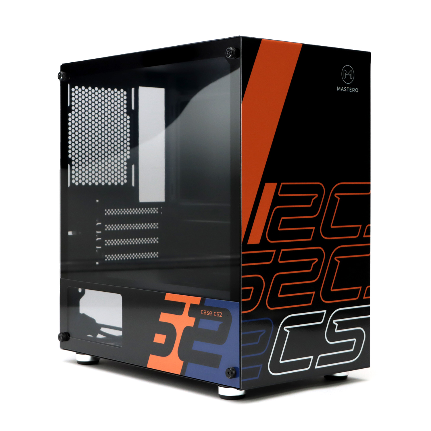 Корпус Mastero Case CS2, mATX, Mini-Tower, USB 3.0, черный, без БП (MST-GCM-01-CS2)