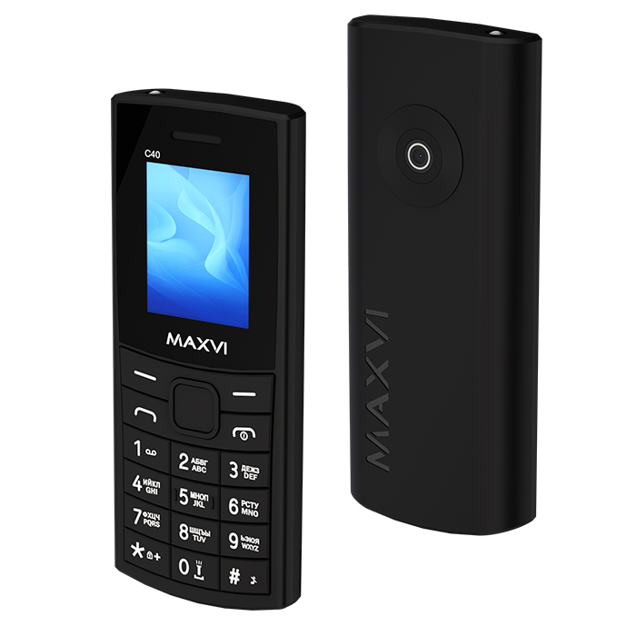 Мобильный телефон MAXVI C40 черный