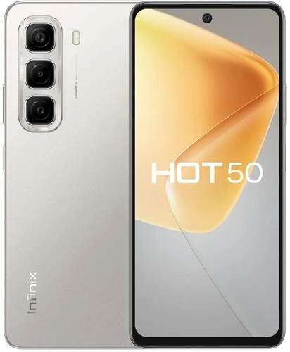 

Смартфон Infinix HOT 50, 6.78" 2460x1080 IPS, MediaTek Helio G100, 8Gb RAM, 256Gb, 3G/4G, NFC, Wi-Fi, BT, 2xCam, 2-Sim, 5000 мА⋅ч, USB Type-C, Android 14, серый (X6882 256+8), HOT 50