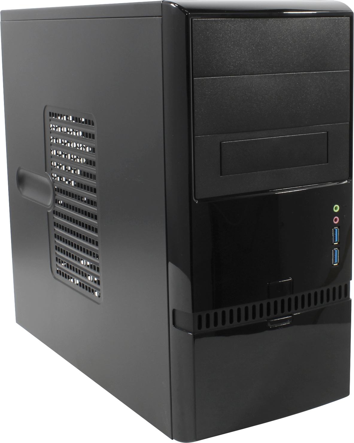 

Корпус INWIN ENR022, mATX, Mini-Tower, 2xUSB 3.0, черный, без БП (6143491), ENR022