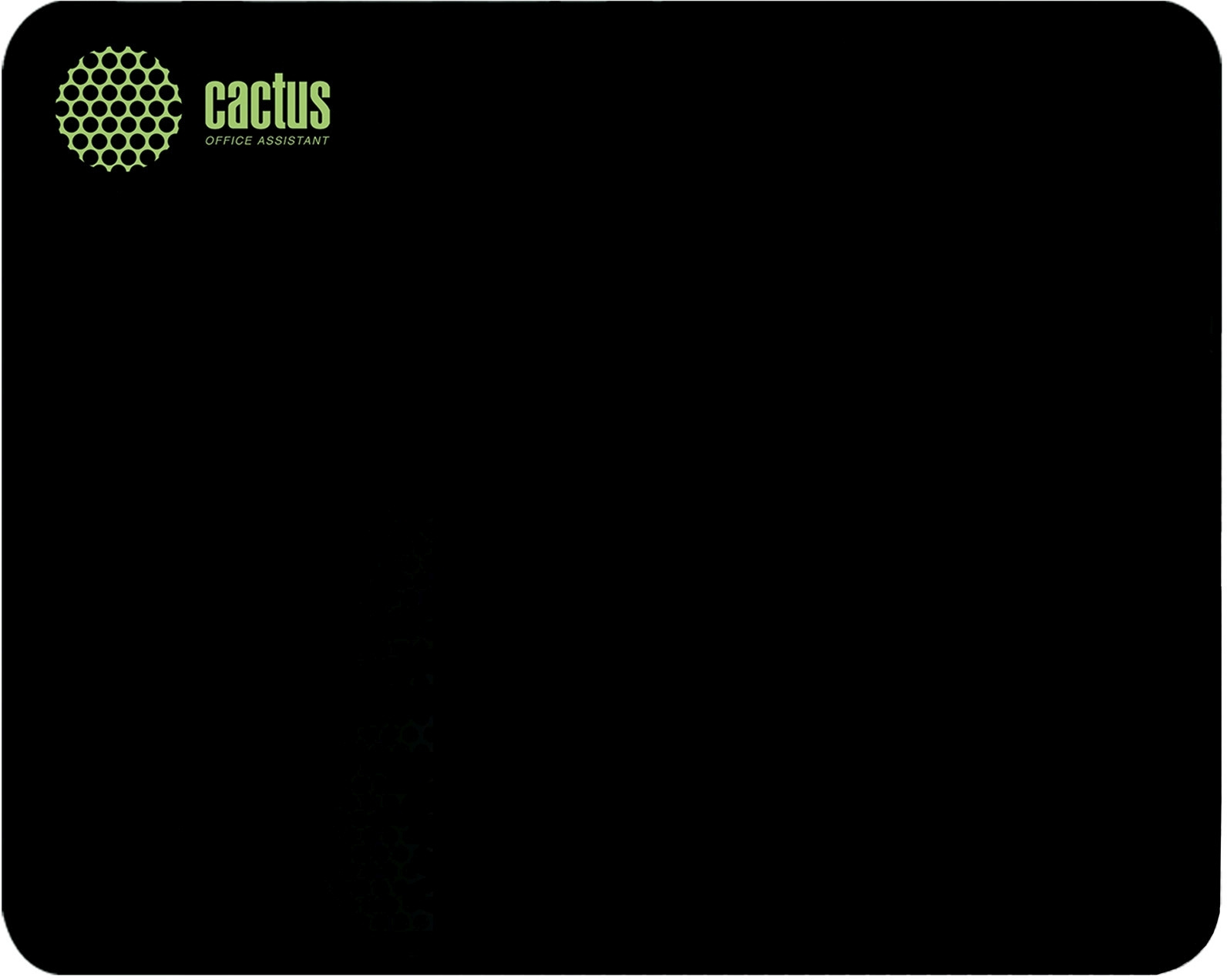 

Коврик для мыши Cactus Black, игровой, 220x180x2мм, черный (CS-MPC-P01XS), Black