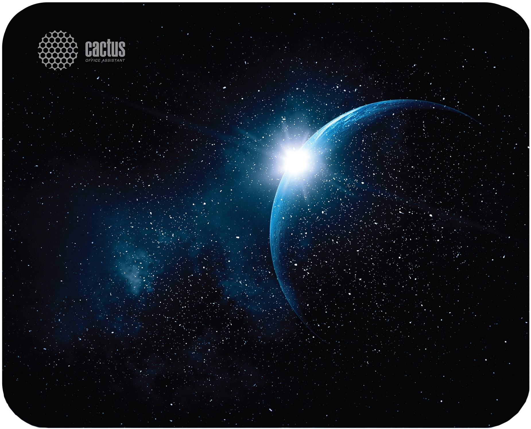 

Коврик для мыши Cactus Space, игровой, 220x180x2мм, черный (CS-MPC-P04XS), Space