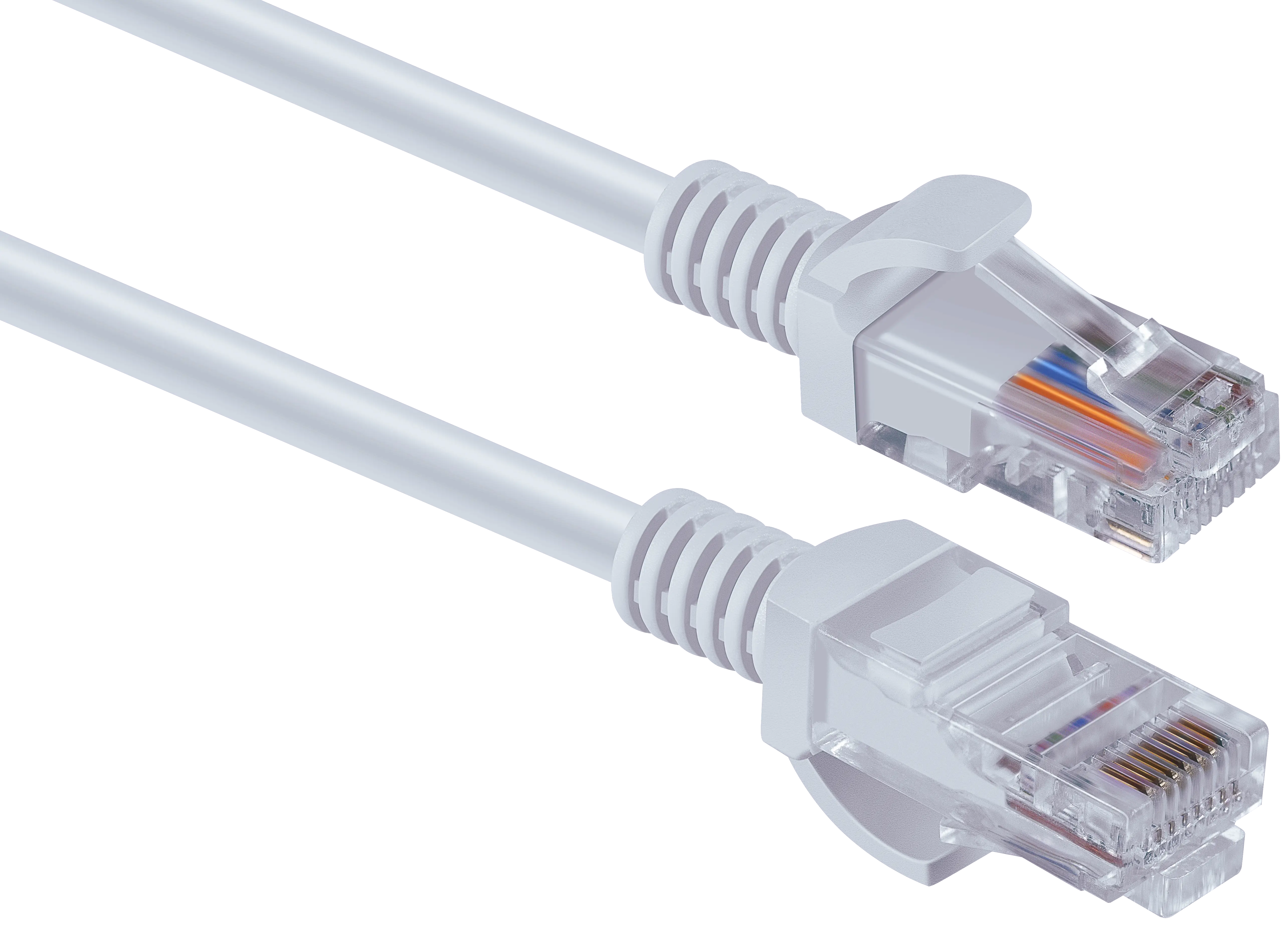 

Патч-корд UTP кат.5e, 15 м, RJ45-RJ45, серый, Defender RJ45-15 (87413), RJ45-15