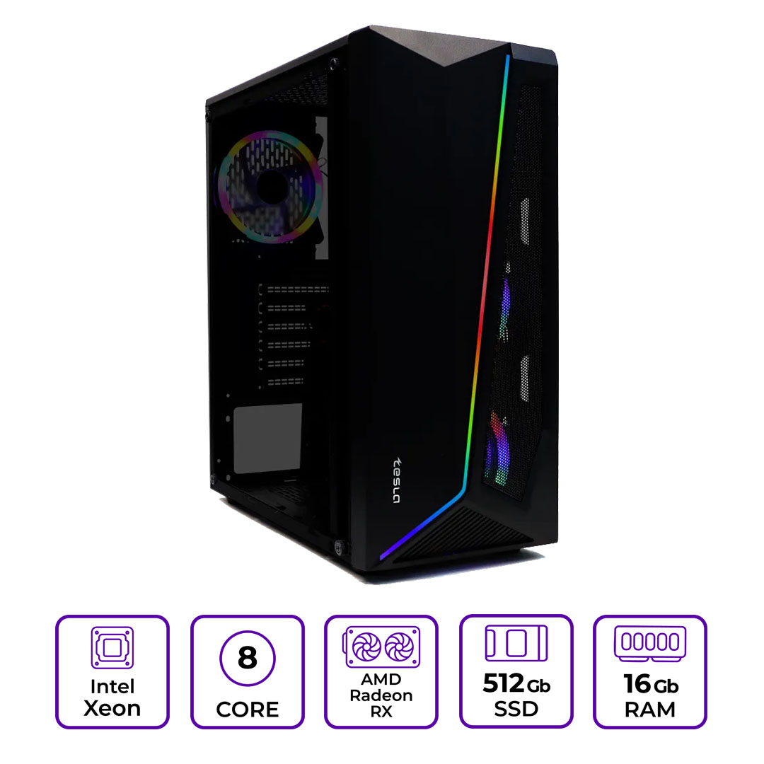 Системный блок Mastero Gaming GS09 (GS09-I2640-16S512-RX580)